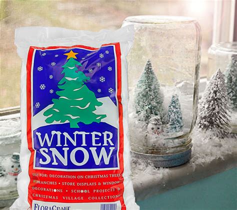 fake snow bag|artificial snow for decorating.